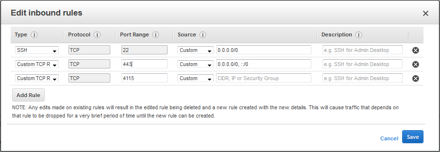 WatchGuard Dimension Setup on AWS 21